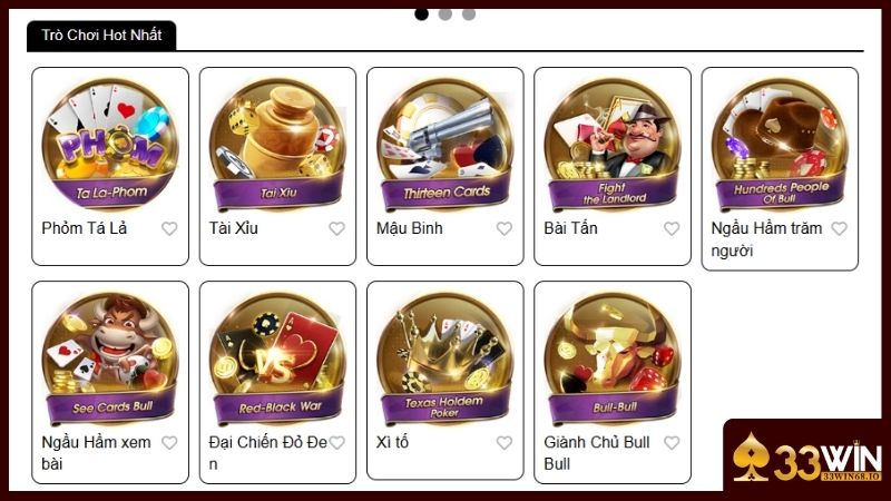 Game bài 33WIN – Sân chơi đẳng cấp dành cho những cao thủ thực thụ 2 Quyền lợi nhận được từ game bài 33WIN