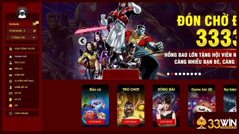 Nhà cái 33WIN hoạt động uy tín và chất lượng tại Việt Nam