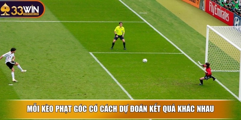 Mỗi kèo phạt góc có cách dự đoán kết quả khác nhau